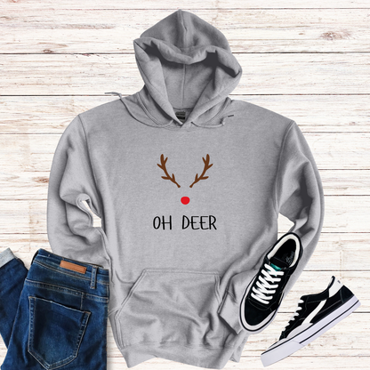 Oh Deer Christmas Hoodie