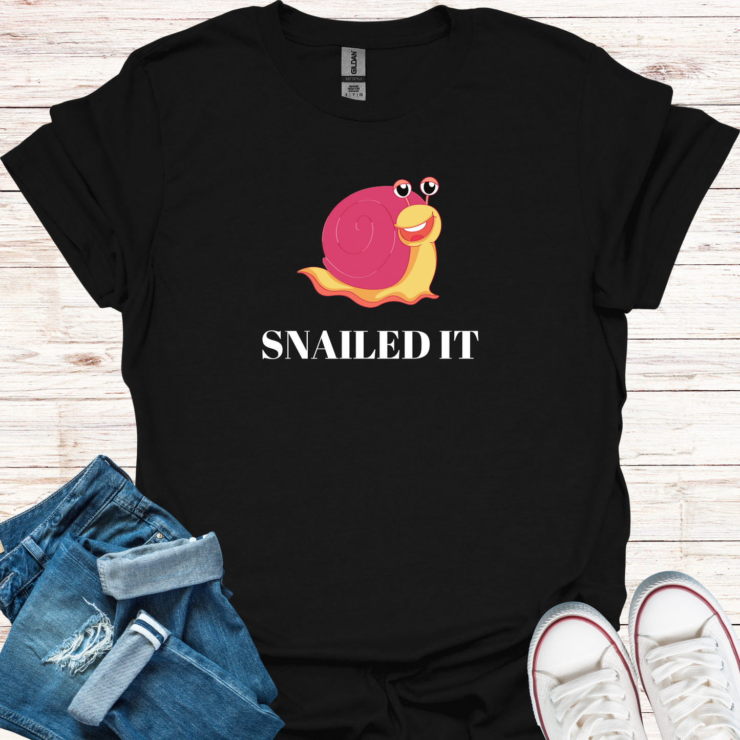 Funny Snailed It T-Shirt