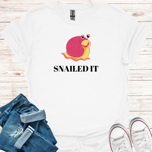 Funny Snailed It T-Shirt