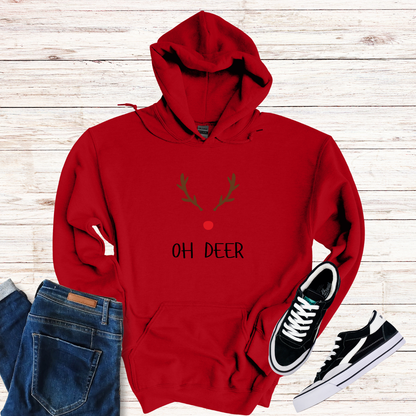 Oh Deer Christmas Hoodie