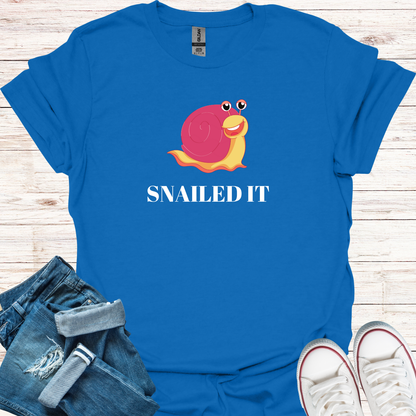 Funny Snailed It T-Shirt