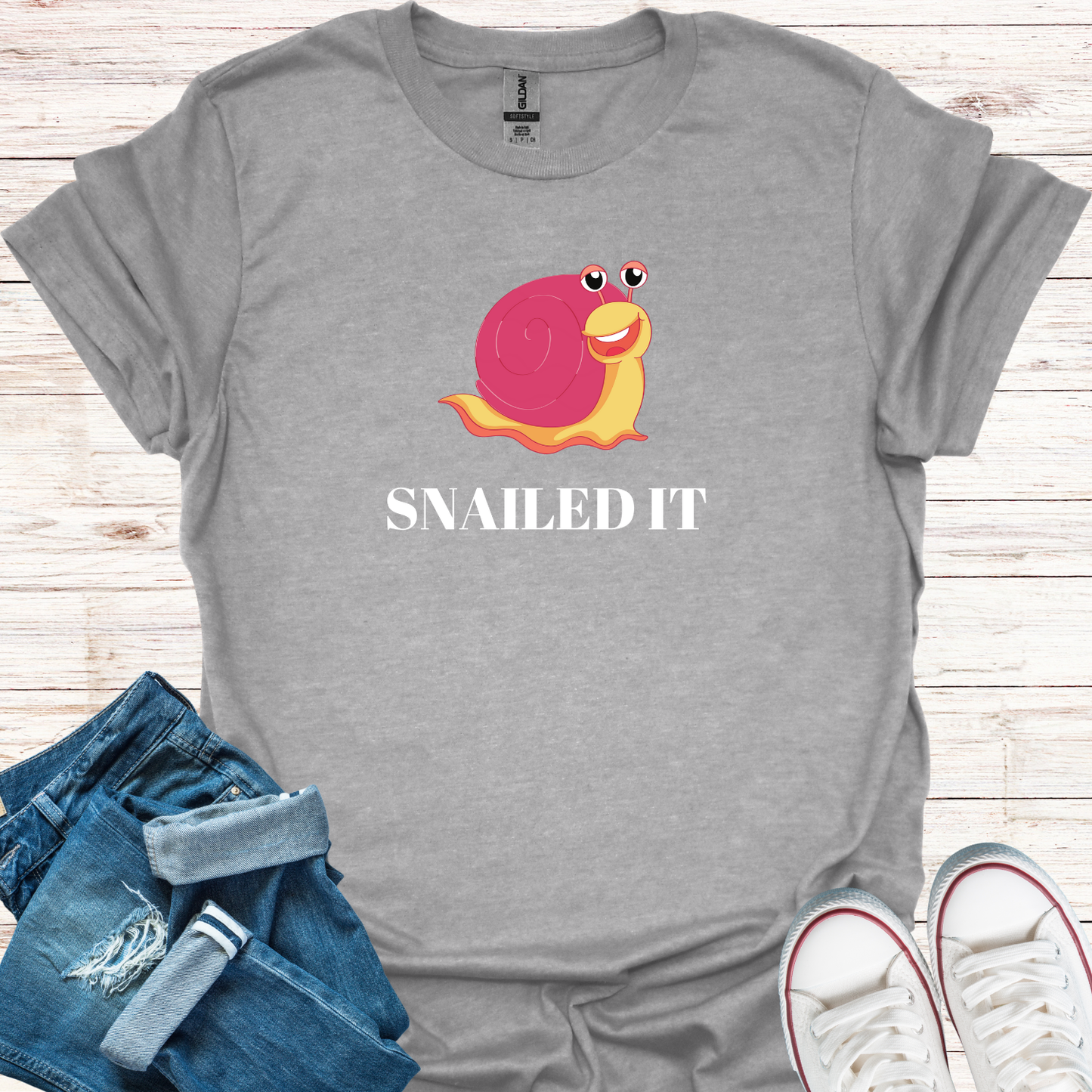 Funny Snailed It T-Shirt