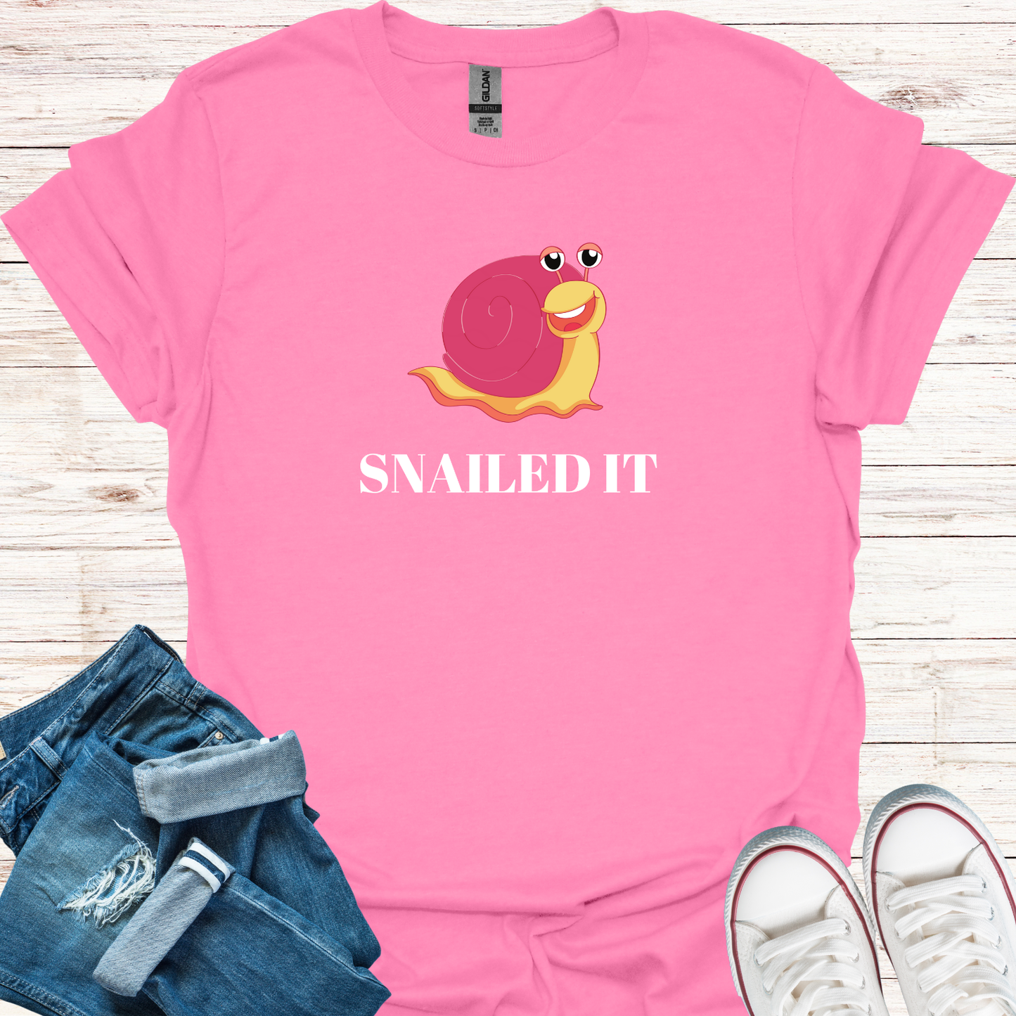 Funny Snailed It T-Shirt