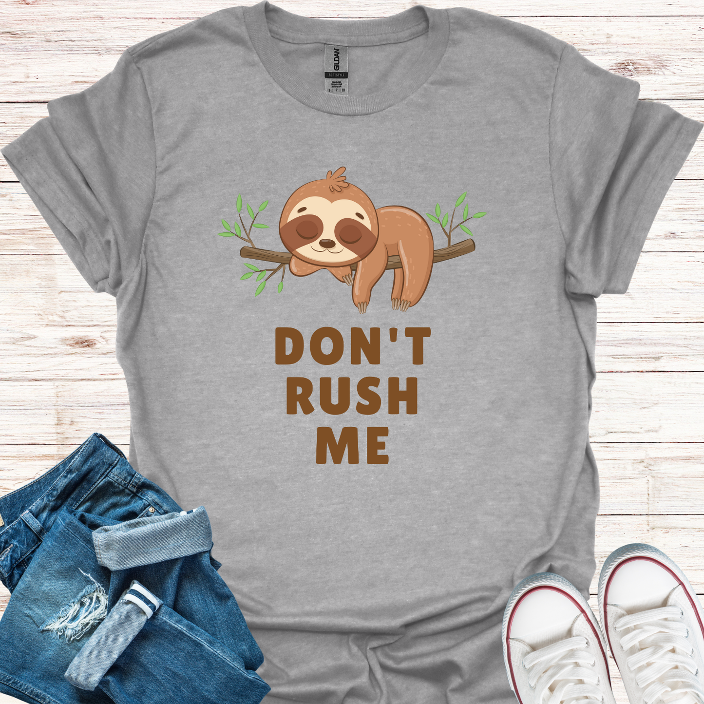 Don't Rush Me Sloth T-Shirt