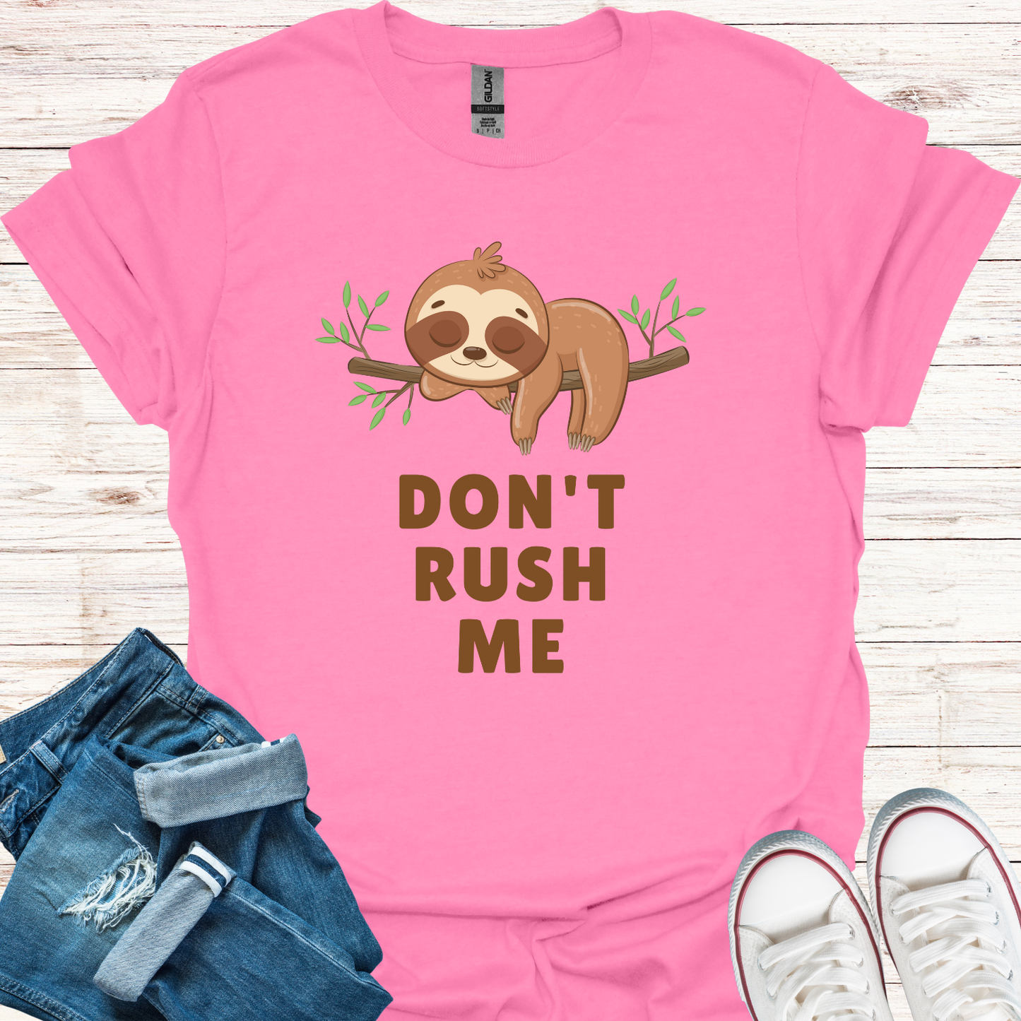 Don't Rush Me Sloth T-Shirt