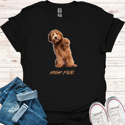 High Five Dog T-Shirt