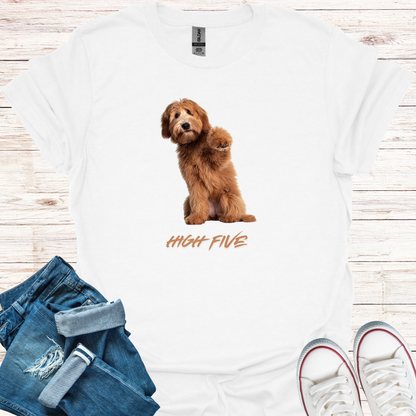 High Five Dog T-Shirt