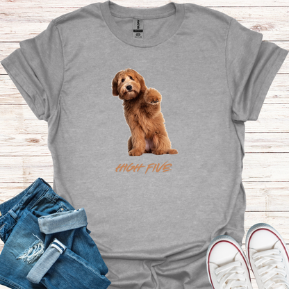 High Five Dog T-Shirt