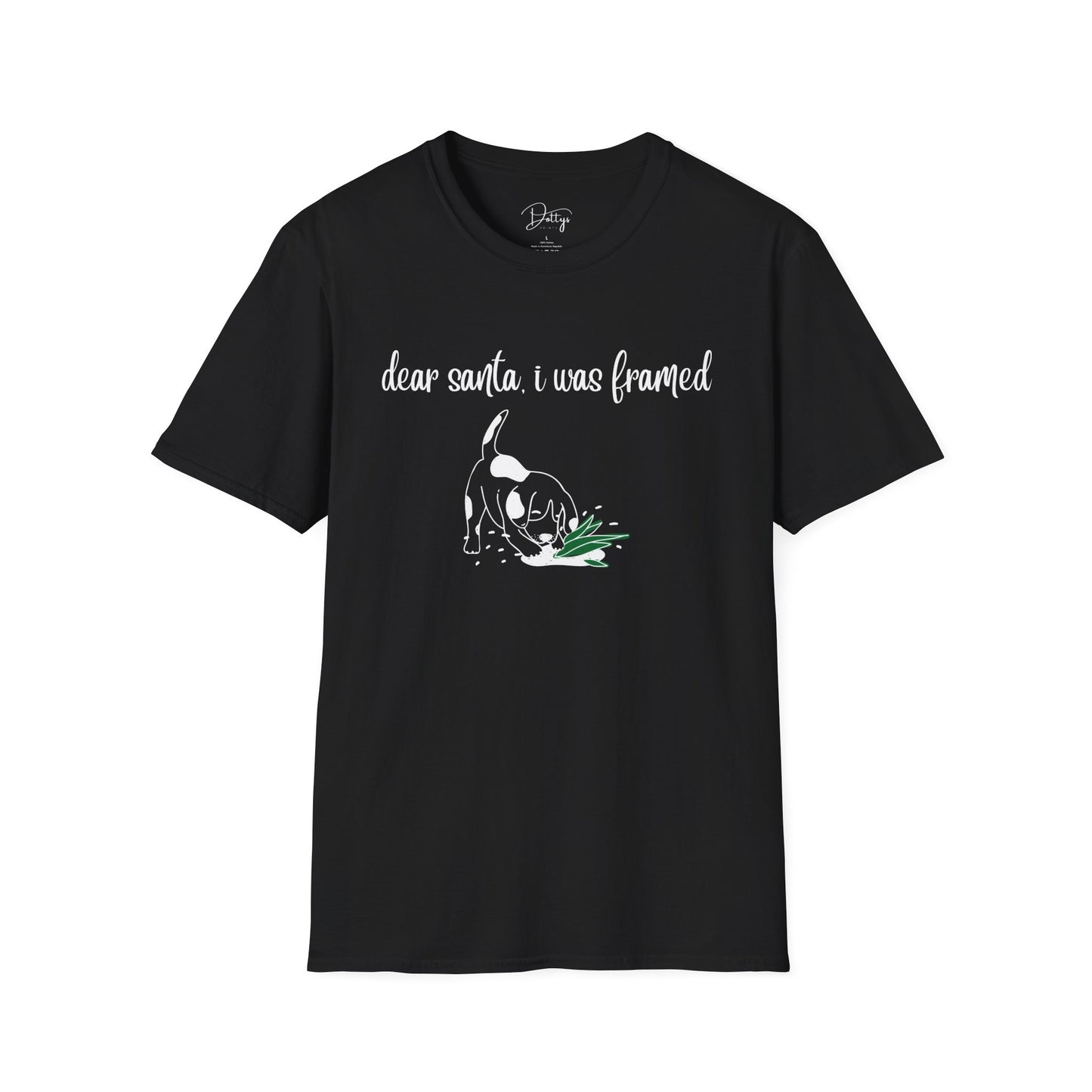 Dear Santa I Was Framed T-Shirt