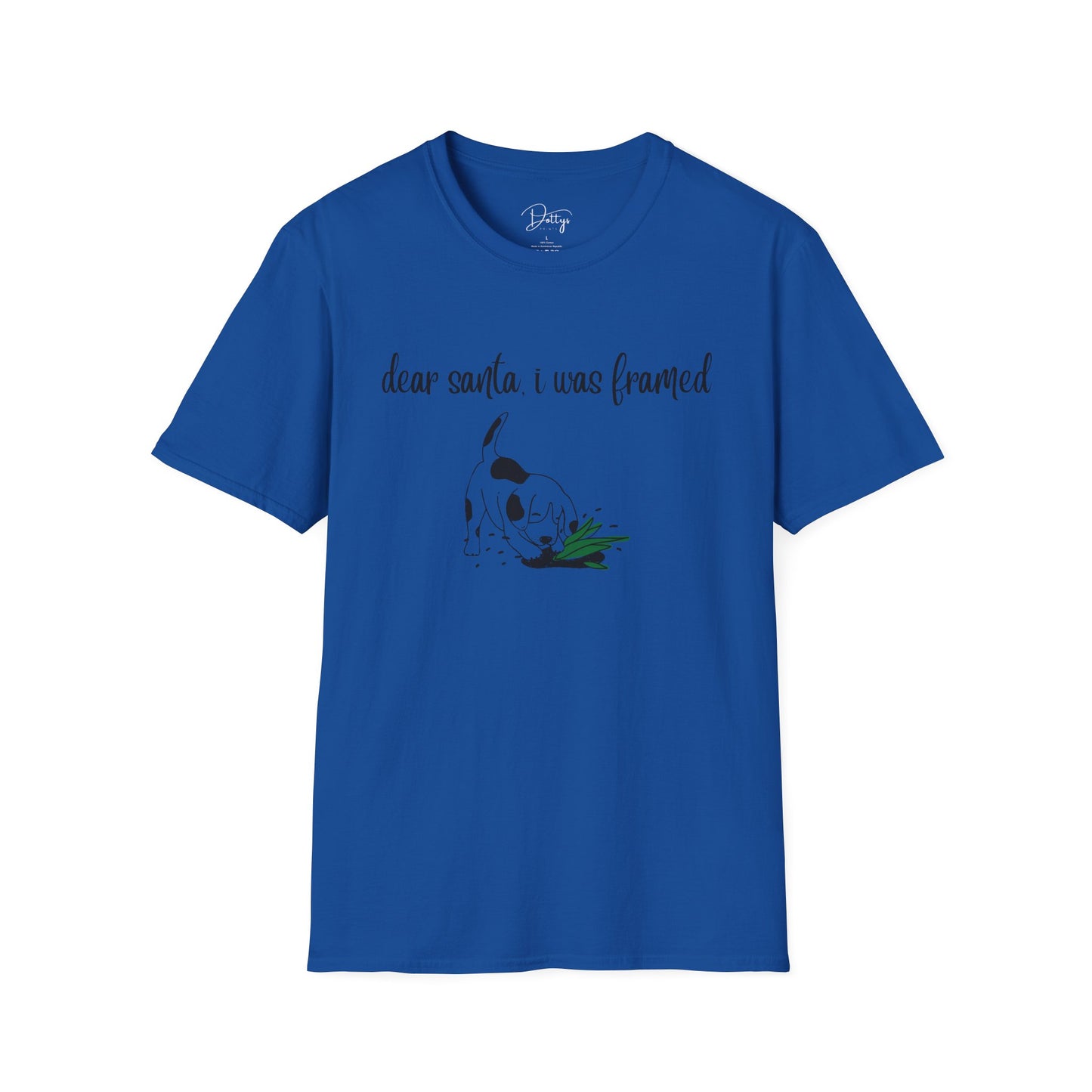 Dear Santa I Was Framed T-Shirt