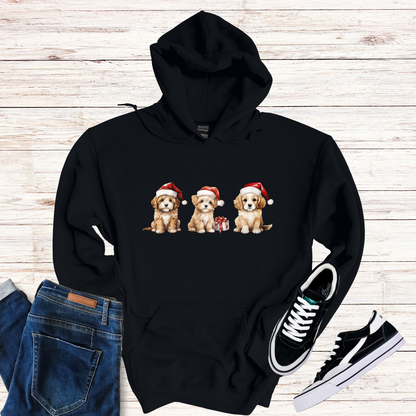 Christmas Puppies Hoodie