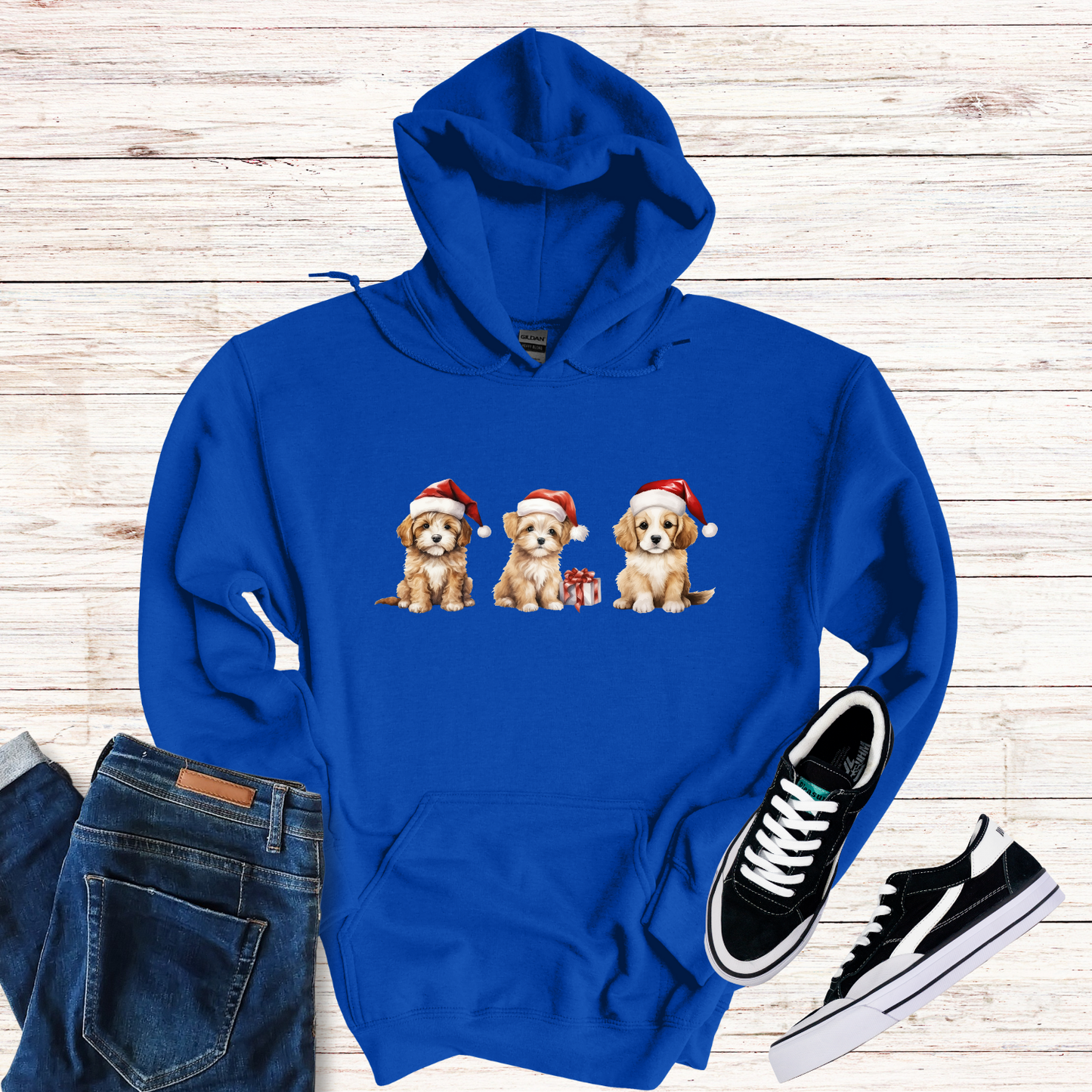 Christmas Puppies Hoodie