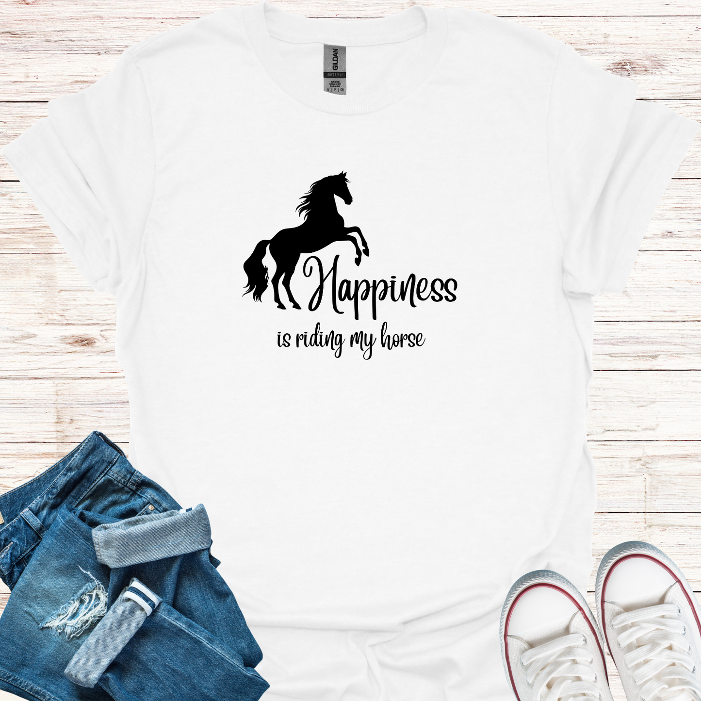 Happiness Is Riding My Horse T-Shirt