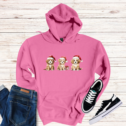 Christmas Puppies Hoodie