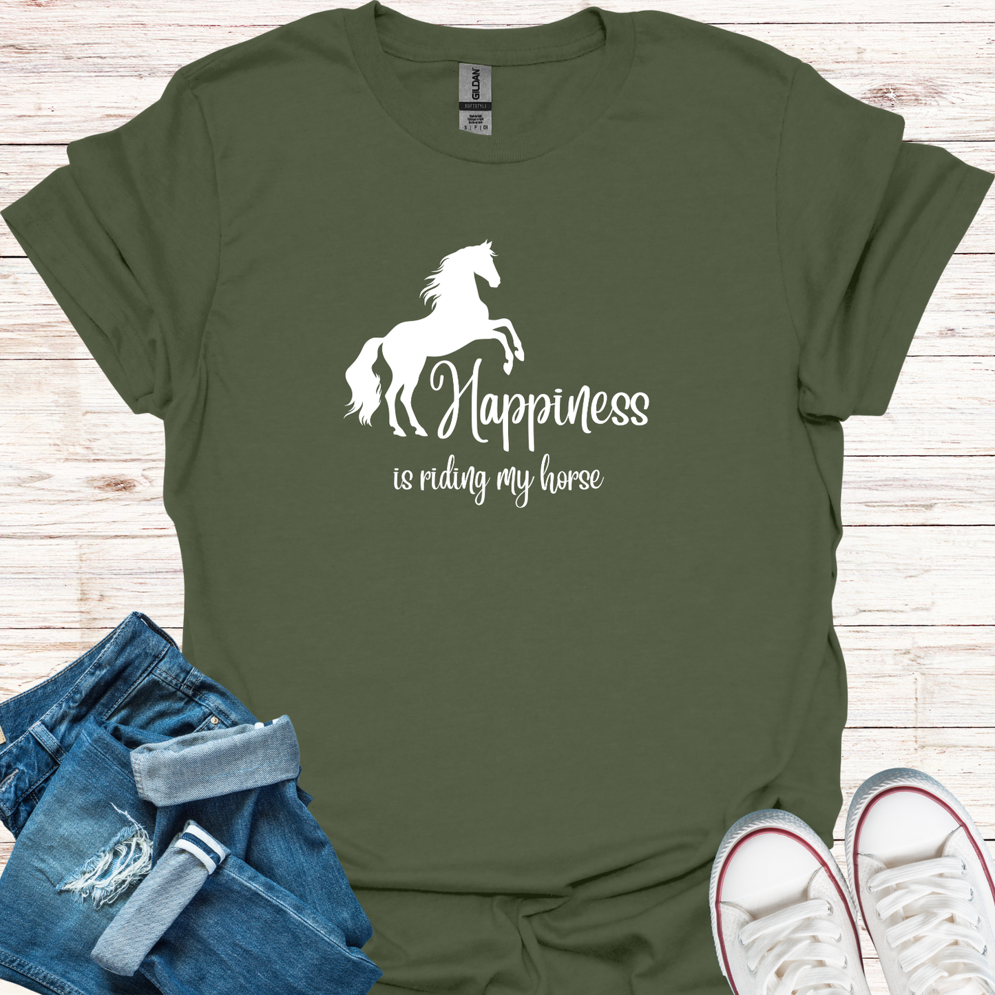 Happiness Is Riding My Horse T-Shirt