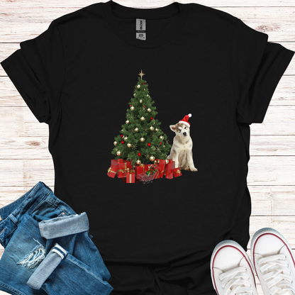 Cute Dog Christmas T-Shirt