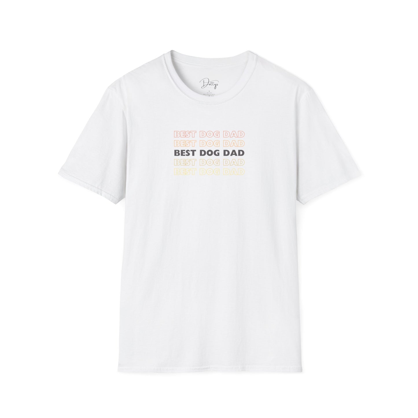 Fade In Best Dog Dad T-Shirt