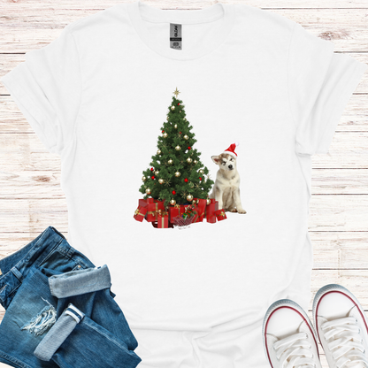 Cute Dog Christmas T-Shirt