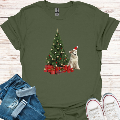 Cute Dog Christmas T-Shirt