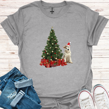 Cute Dog Christmas T-Shirt