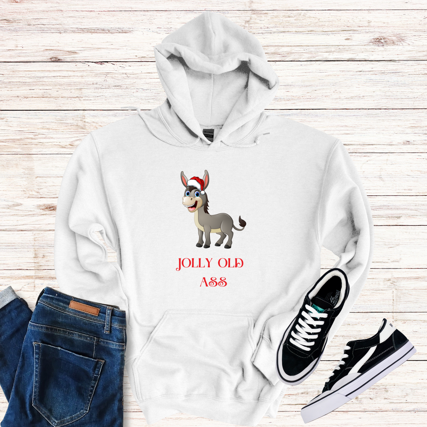 Jolly Old Ass Christmas Hoodie