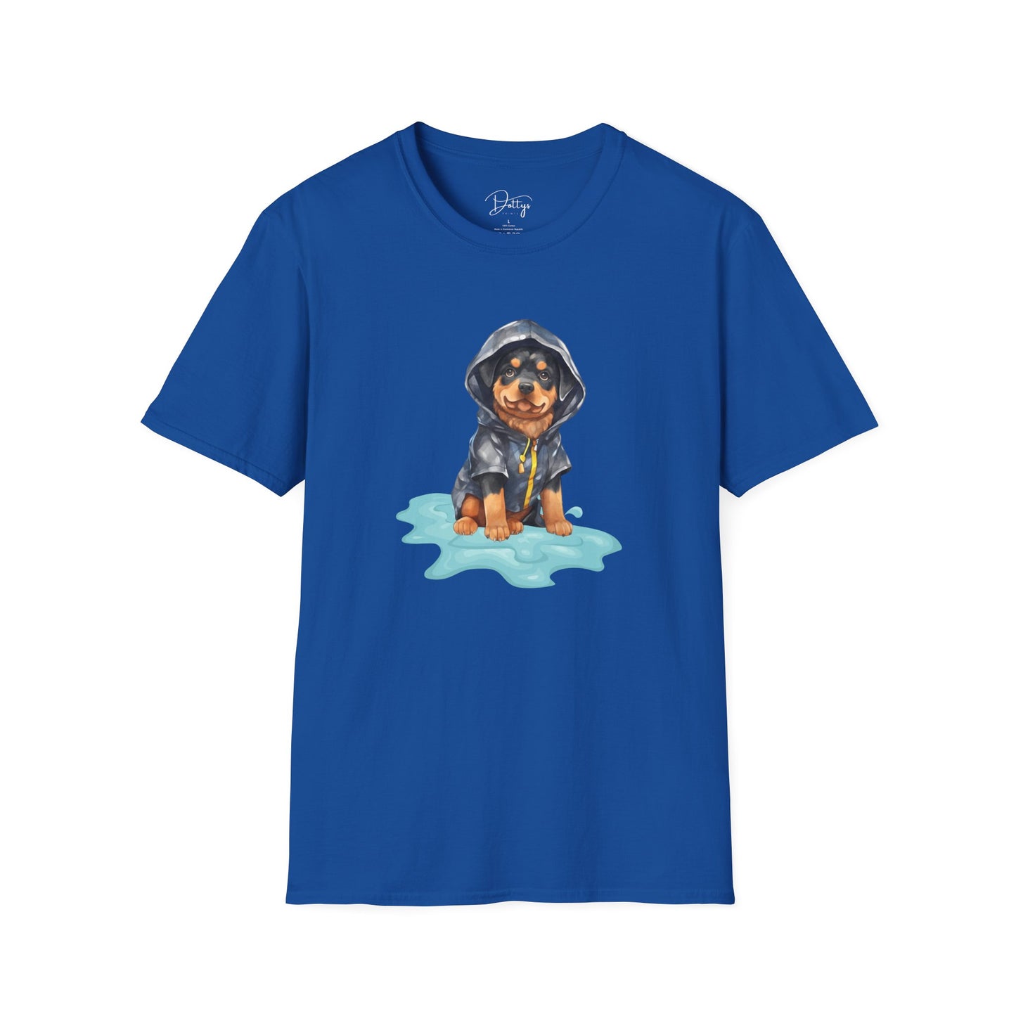 Rottweiler In A Raincoat T-Shirt