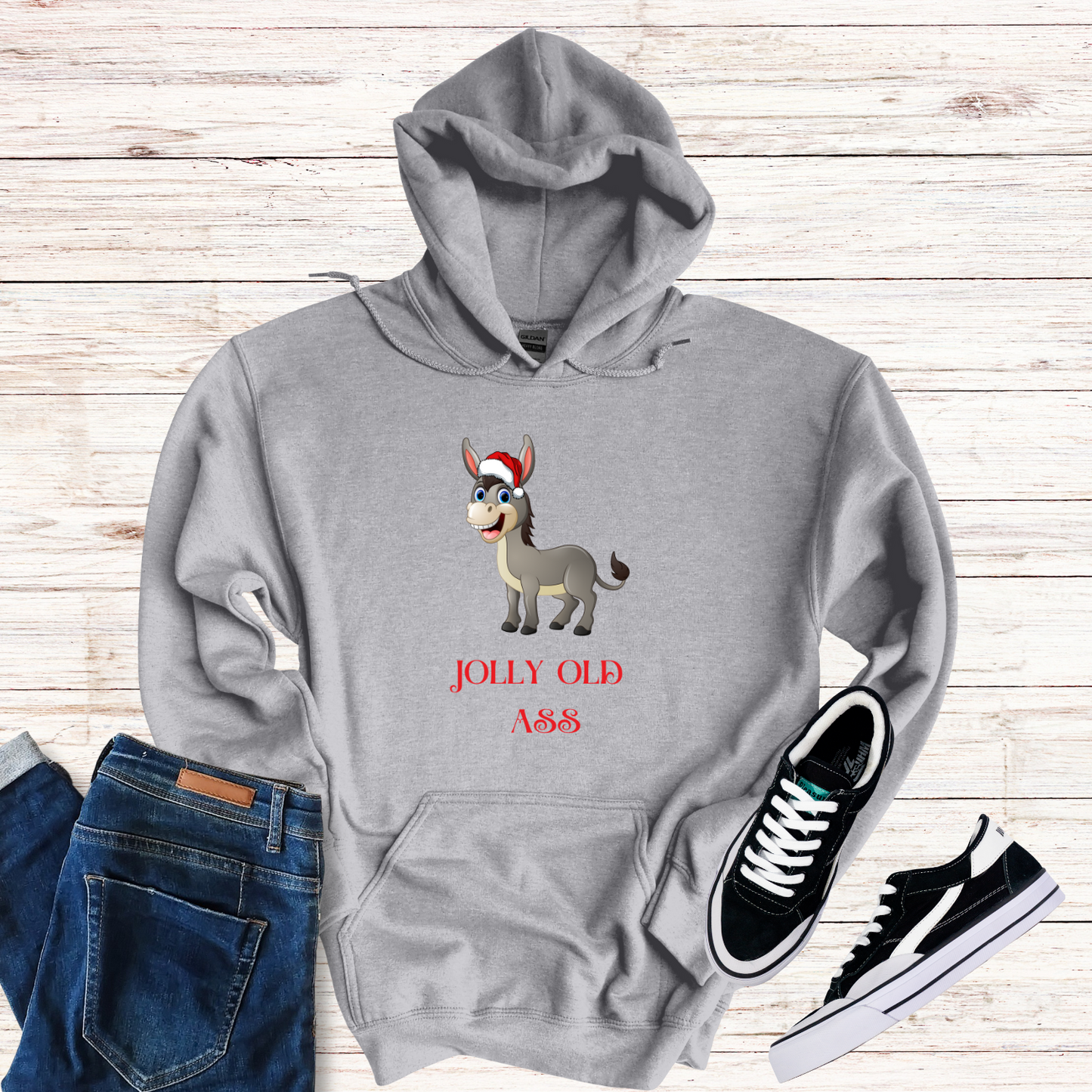 Jolly Old Ass Christmas Hoodie