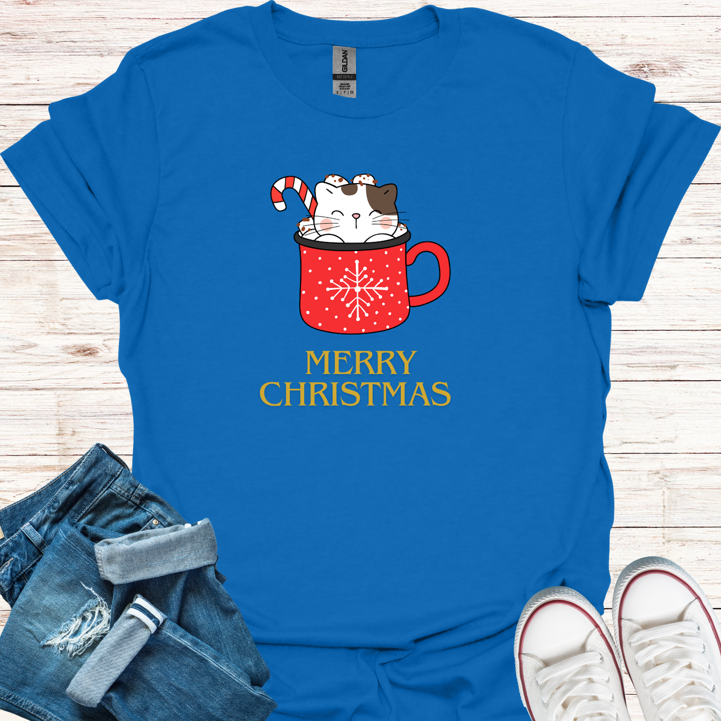 Festive Cat T-Shirt