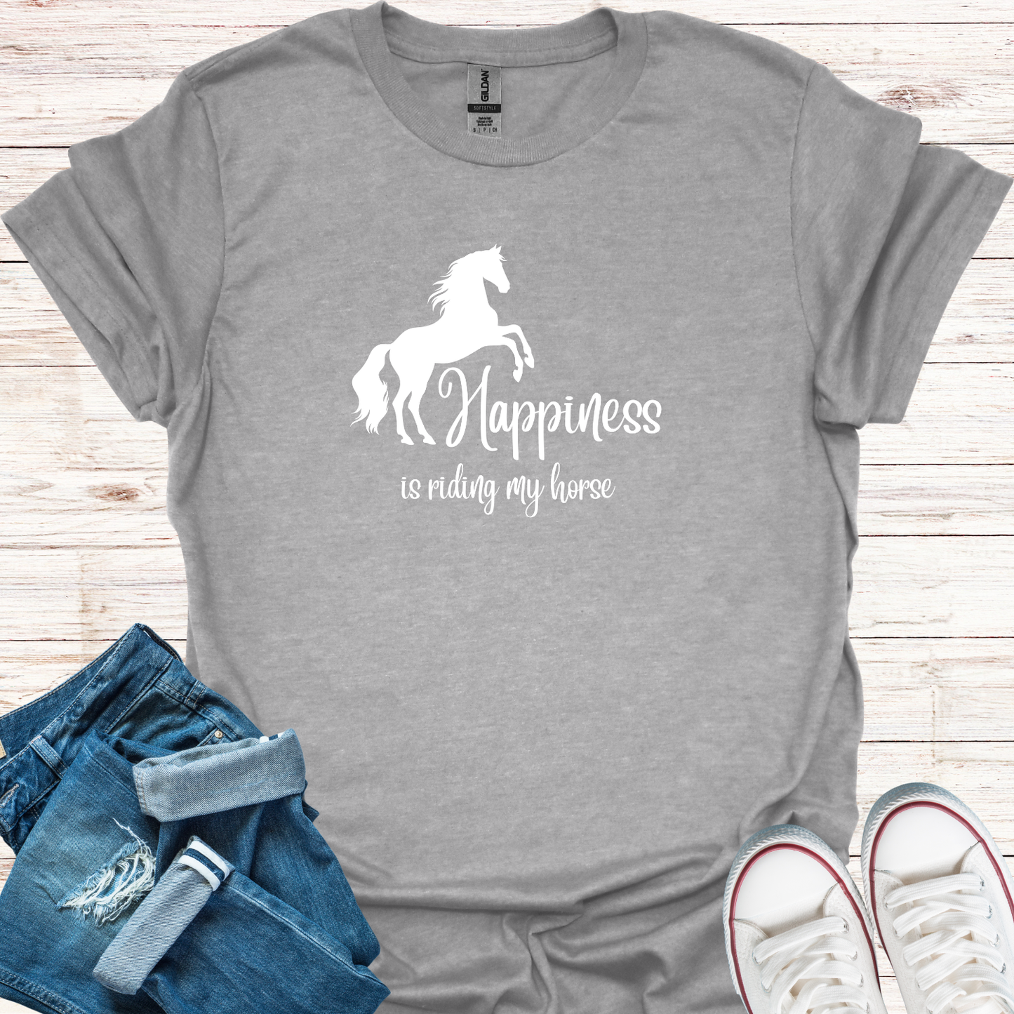 Happiness Is Riding My Horse T-Shirt