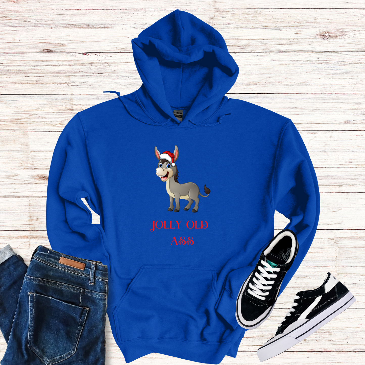 Jolly Old Ass Christmas Hoodie