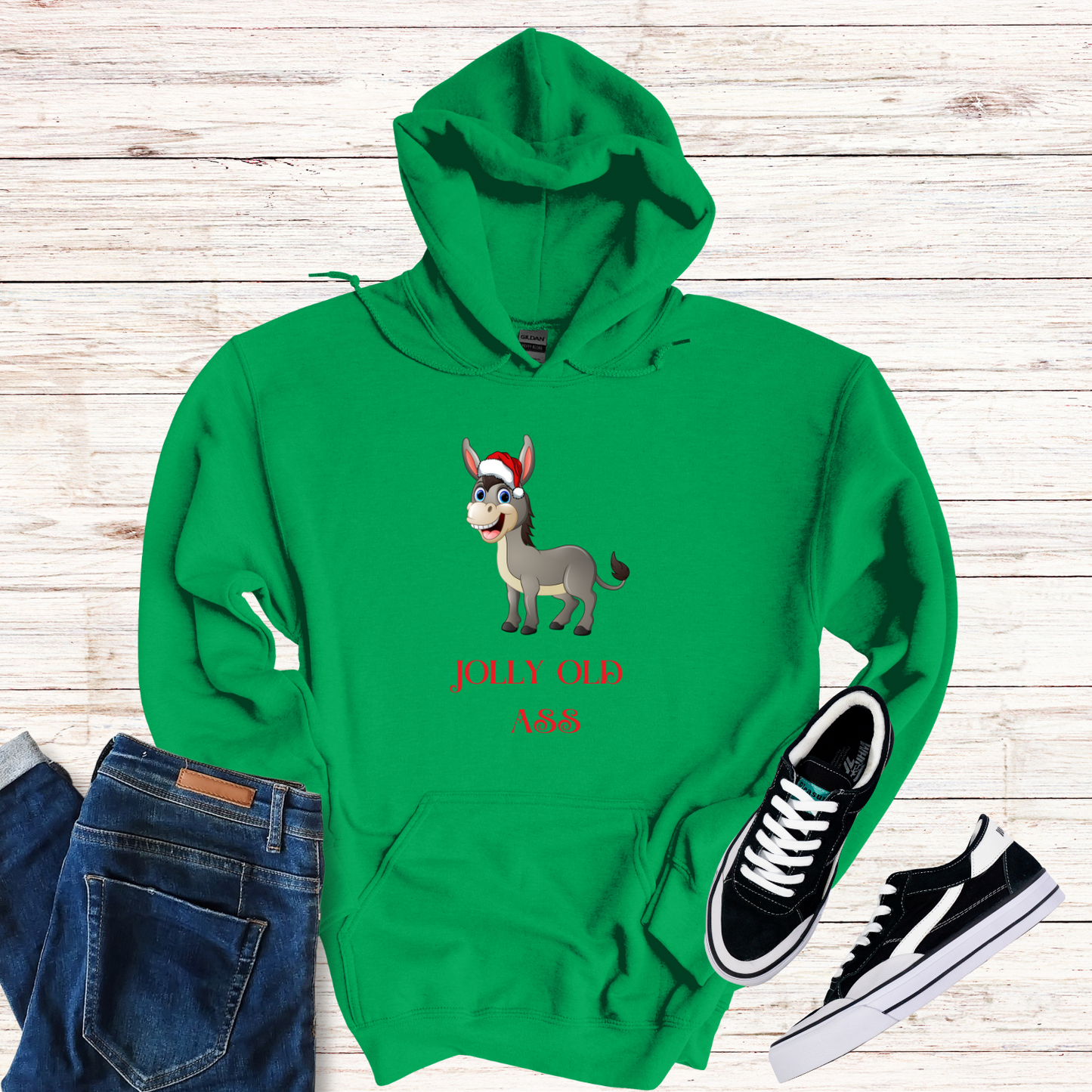 Jolly Old Ass Christmas Hoodie