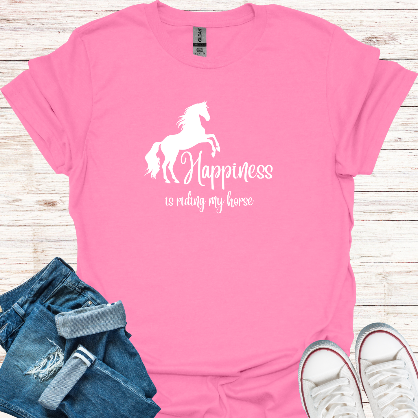 Happiness Is Riding My Horse T-Shirt