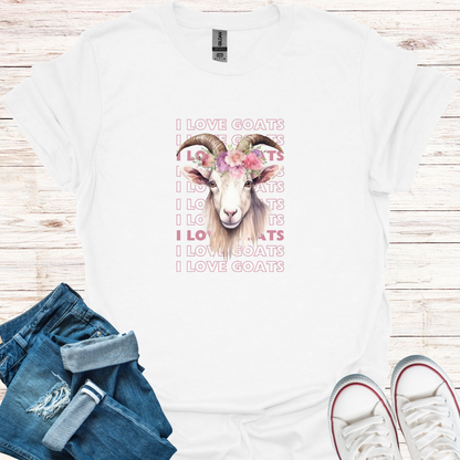 I Love Goats T-Shirt