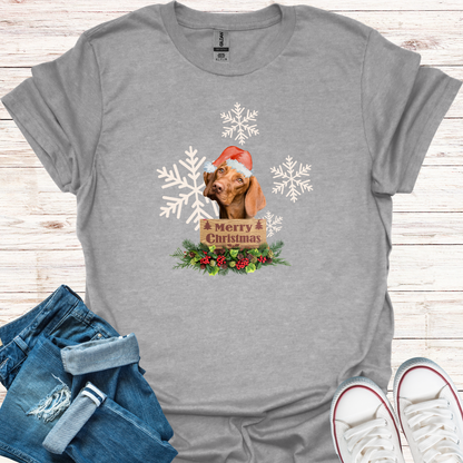 Merry Christmas Dog T-Shirt