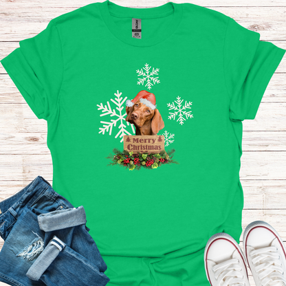 Merry Christmas Dog T-Shirt