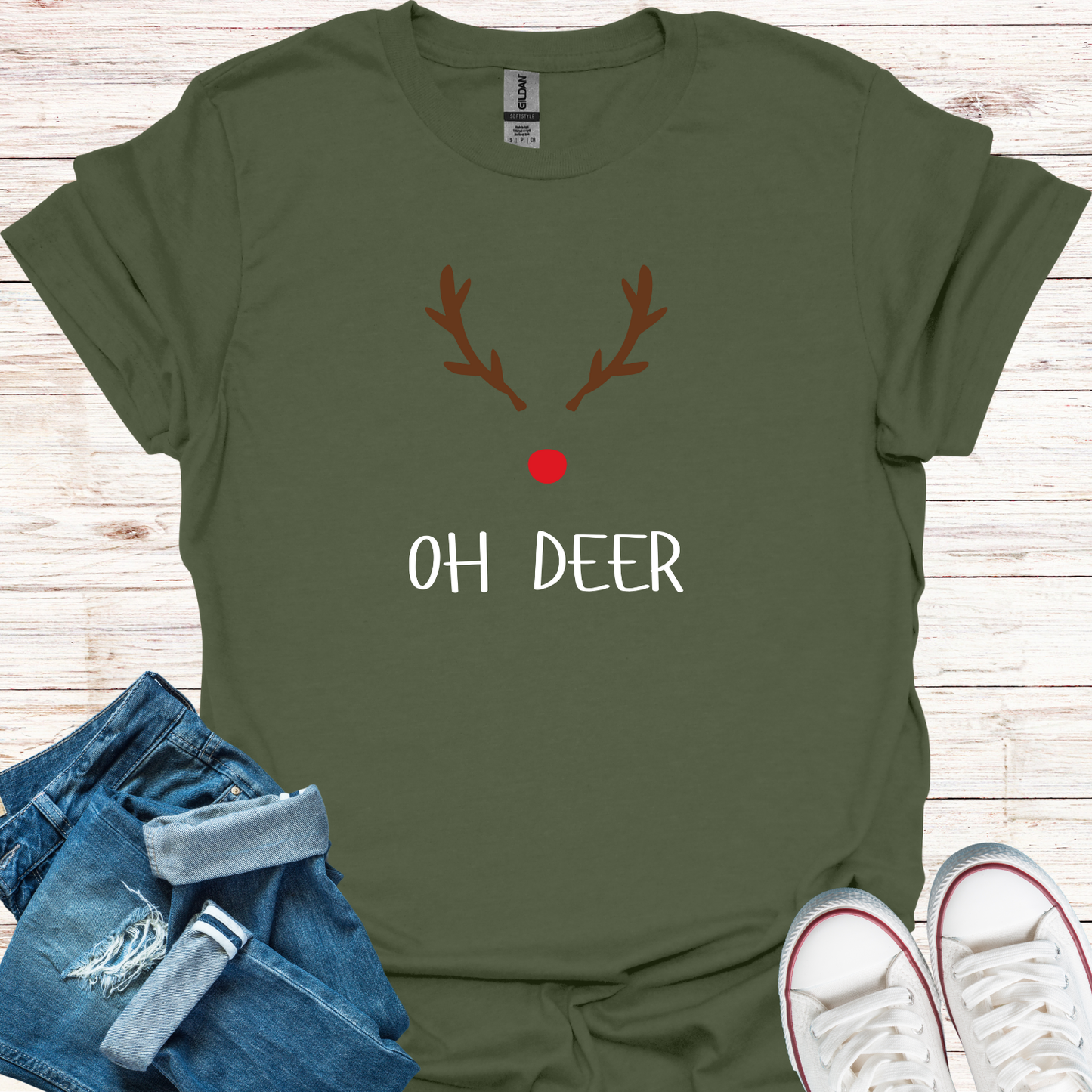 Oh Deer Christmas T-Shirt