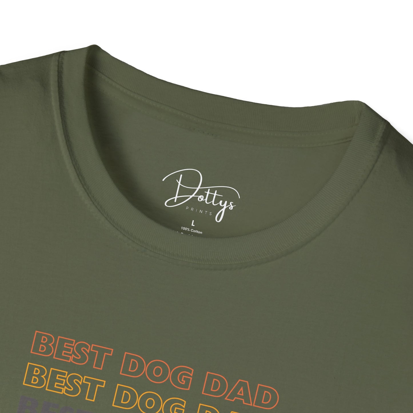 Fade In Best Dog Dad T-Shirt