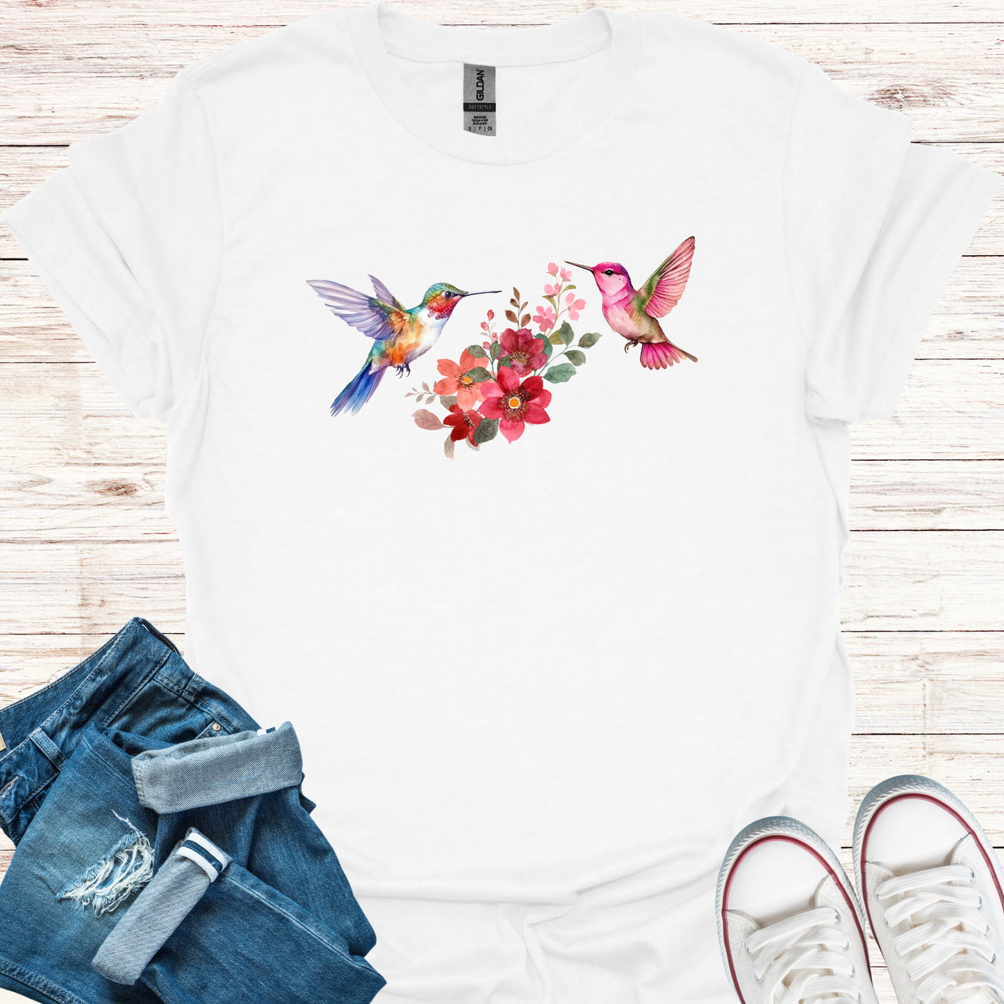 Floral Bird T-Shirt