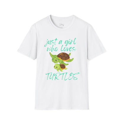 Just A Girl Who Loves Turtles T-Shirt