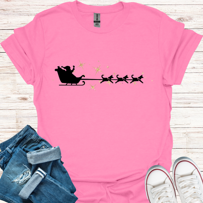 Sled Dog Christmas T-Shirt