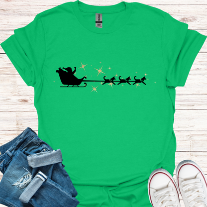 Sled Dog Christmas T-Shirt