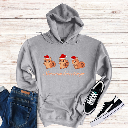 Christmas Chipmunks Hoodie