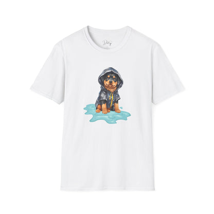 Rottweiler In A Raincoat T-Shirt