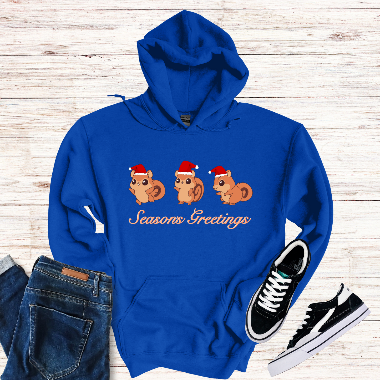 Christmas Chipmunks Hoodie