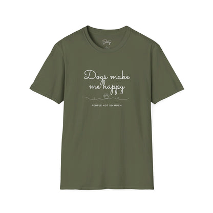 Dogs Make Me Happy T-Shirt