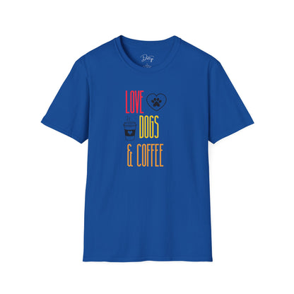 Love, Dogs & Coffee T-Shirt