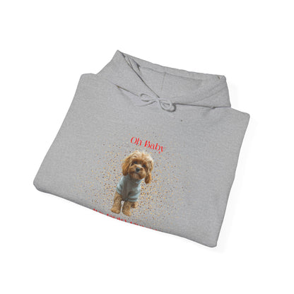 Oh Baby Its Cold Outside Dog Hoodie