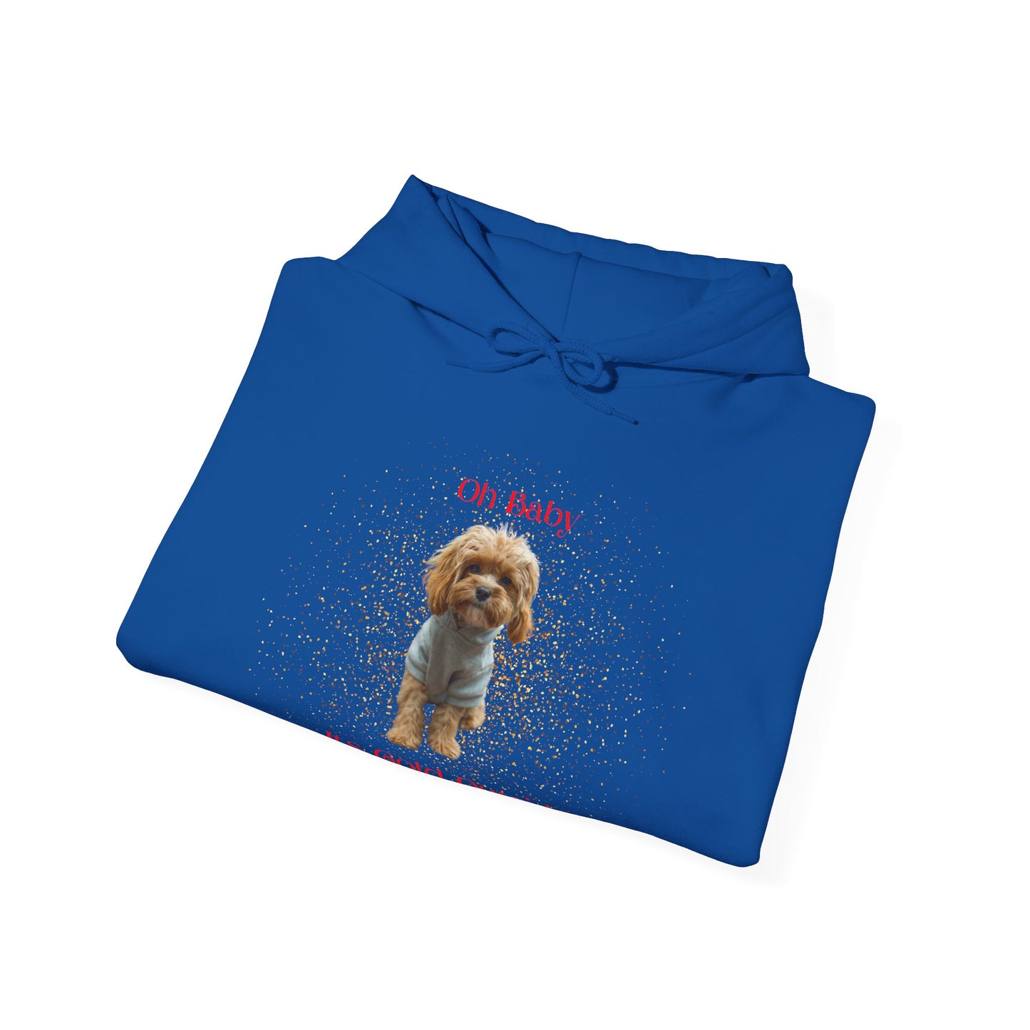 Oh Baby Its Cold Outside Dog Hoodie