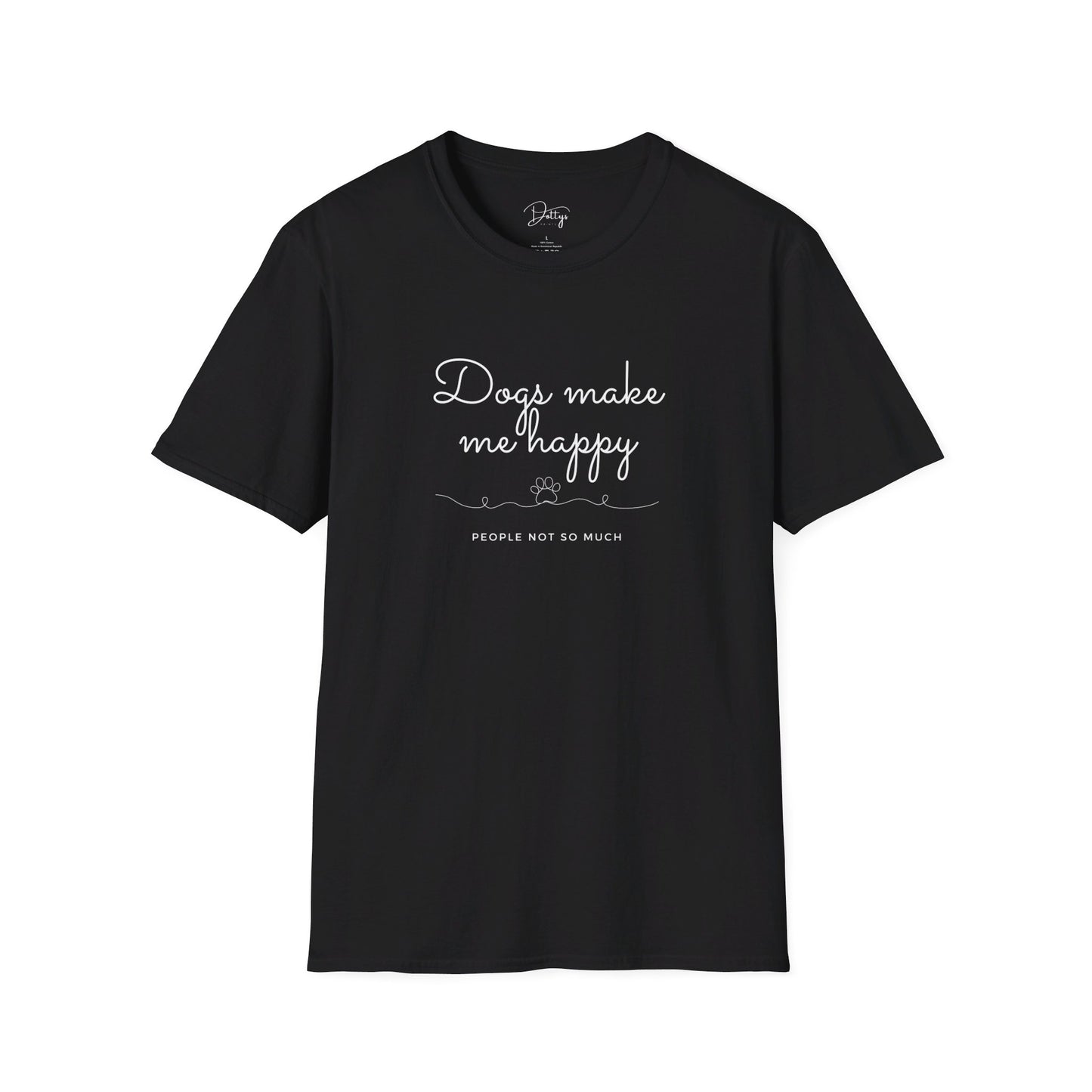 Dogs Make Me Happy T-Shirt