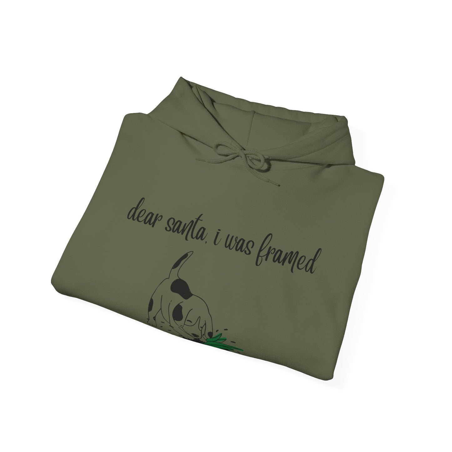 Dear Santa I Was Framed Hoodie